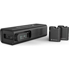 Sennheiser Pro Audio Profil Telsiz 2channel All-In-One 2.4 Ghz Video-On & Hand Microphone System | Getr, 2-On Microphones, Portatif Şarj Bar & El Röportaj Mic