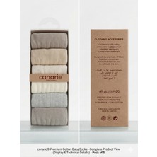 Masal Dünyası Bursa Minik Adımlara Doğal Dokunuş: Toprak Tonları Koleksiyonu! 🕊️🤎 5 Li Çorap Seti