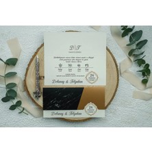 ABC Ofis Düğün Davetiyesi Ekonom Erdem Davetiye 9243 Baskı Dahil