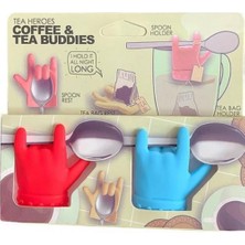 Pileli Store 2'li Silikon Tutucu Çay ve Kahve Aksesuar Seti