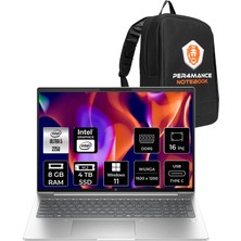 HP Probook 4 G1I Core Ultra 5 225U 8GB RAM 4TB SSD 16" FHD+ Win11 Home CS7Q4ETPN355 Notebook + Per4 Çanta