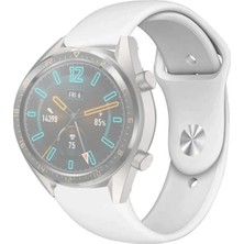 Pileli Store 22MM Silikon Kayış Kordon Gear S3 Watch 4 -Gt2 GT2E 46MM Kayışkordon Watch Active 2 22MM-(5775)