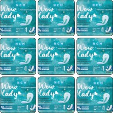 NCM INTERNATIONAL A.Ş. WOW LADY HİJYENİK ORGANİK GÜNLÜK PED SET 9'LU