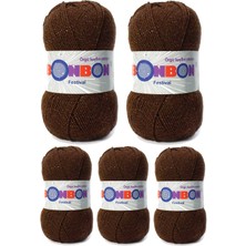 Pileli Store 5 Adet Festival Simli Örgü Ipi Yünü Renk NO:219