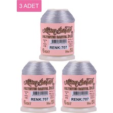 Pileli Store 3 Adet Altınbaşak Oya ve Dantel Ipi 20 gr - Royaleks - No: 707