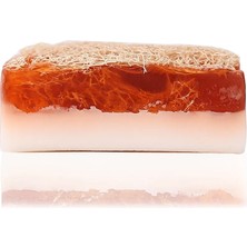 Pileli Store Doğal Kabak Lifli Eşek Sütü Sabunu