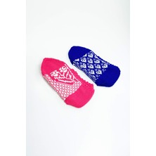 Pileli Store 2 Çift El Örgüsü Kışlık Şık Kadın Yün Patik Set 12