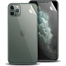 Pileli Store Iphone 11 Pro Max 6.7 Film Ön Arka Full Koruyucu Membran Nano Hidrojel Koruyucu SET-(5775)