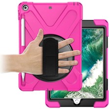 Pileli Store Ipad 9.72017 Ipad 9.7 2018 Kalem Yerli Standlı Zırh Kılıf/shockproof CASE-(5775)