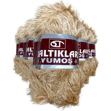 Pileli Store 5 Adet Yumoş Sakallı El Örgü Ipi Yünü 100