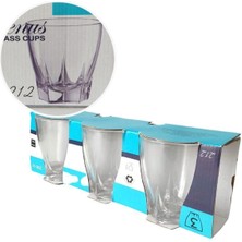 Pileli Store Venüs 3'lü Su Bardağı 250ML ROYALEKS-212