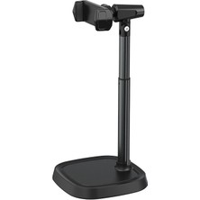 Pileli Store Ally T8 360° Dönebilen Yükseklik Ayarlı Masa Üstü Telefon TUTUCU-(5775)