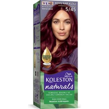 Pileli Store Naturals Saç Boyası Koyu Nar Kızılı 5/45
