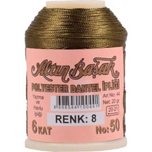 Pileli Store Altınbaşak Oya ve Dantel Ipi 20 gr - Royaleks - No: 008