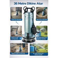 Optivex Qdx1,5-33-1,5 Fb Su Pompası Dalgıç Pompa 2 Hp 36 Metre Yukarı Basma