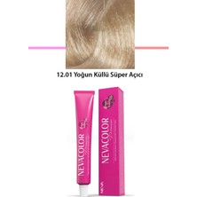 Pileli Store Premium 12.01 Yoğun Küllü Süper Açıcı - Kalıcı Krem Saç Boyası 50 G Tüp