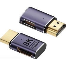 Pileli Store Ally HDMI To HDMI 8k 2.1uhd Mıknatıs Başlıklı Çevirici Otg ADAPTÖR-(5775)