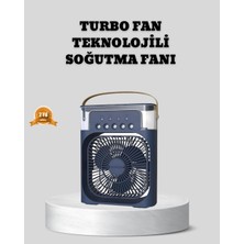 Pileli Store Sessiz Çalışan Turbo Fan Güçlü Hava Akışlı Masa Üstü Vantilatör