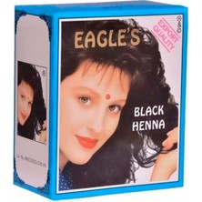 Pileli Store Eagle's Orijinal Hint Kınası Saç Boyası Siyah - Black Henna