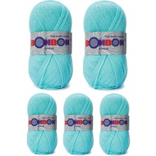 Pileli Store 5 Adet Festival Simli Örgü Ipi Yünü Renk NO:203