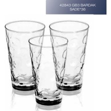 Pileli Store Sigma Bardak 42843 3'lü Sade ROYALEKS-SGM09078 42843