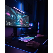 Pileli Store Bluetooth Klavye Mouse Seti Aydınlatmalı Türkçe Q Ergonomik Tasarım
