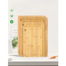 Pileli Store Rossel Premium 3'lü Bambu Kesim Panosu