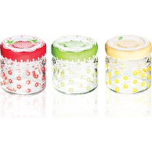 Pileli Store Mini Yuvarlak Saklama Kavanozu Fruit ROYALEKS-SGM07560