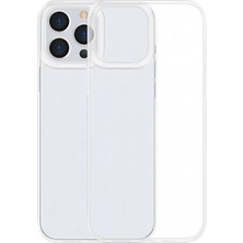 Pileli Store Baseus Simple Case iPhone 13 Pro Max Ince Silikon Şeffaf KILIF-(5775)
