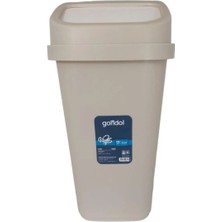 Pileli Store Kapaklı Çöp Kovası, Plastik 17 Lt  ROYALEKS-G647