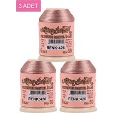 Pileli Store 3 Adet Altınbaşak Oya ve Dantel Ipi 20 gr - Royaleks - No: 426