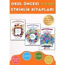Anonim Yayıncılık 3–6 Yaş Okul Öncesi Eğitici Etkinlik Seti 3 Kitap + Mini Boyama Kitabı ve Aylık Etkinlik Planı Hediyeli