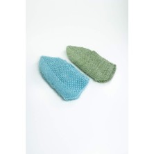 Pileli Store 2 Çift El Örgüsü Kışlık Şık Kadın Yün Patik Set 5