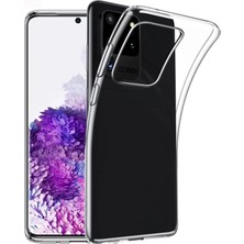 Pileli Store Ally Samsung Galaxy S20 Ultra Kamera Korumalı Silikon KILIF-(5775)