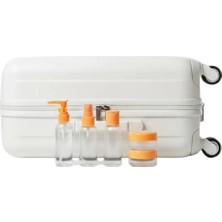 Pileli Store 5 Parça Taşınabilir Seyahat Banyo Seti Şeffaf Şişe Takımı