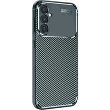 Pileli Store  Samsung Galaxy A26 Kılıf Auto Focus Karbon Kapak - Koyu Yeşil