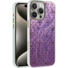 Pileli Store  iPhone 16 Pro Kılıf Blade Aynalı Desenli Kapak - Desen 2