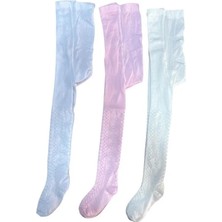 GMG Collection Baby Kız Çocuk File Külotlu Çorap, 3'lü Set (Hediyelidir)