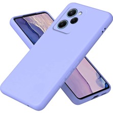 Pileli Store  Xiaomi Poco X5 Pro 5g Nano Içi Kadife Silikon - Lila
