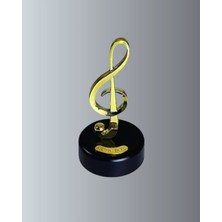 Pileli Store Sol Anahtarı Temalı Döner Müzik Kutusu Melodili Dekoratif Ürün