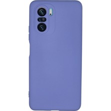 Pileli Store  Xiaomi Poco F3 Kılıf Nano Içi Kadife Silikon - Lila