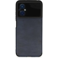 Pileli Store  Xiaomi Poco M5 Kılıf Loop Deri Silikon - Lacivert