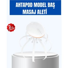 Pileli Store Kablosuz Kafa ve Boyun Masaj Aleti Akıllı Kapanmalı Derin Rahatlama