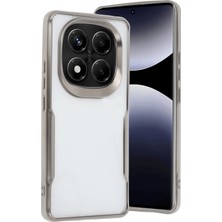 Pileli Store  Xiaomi Redmi Note 14 Pro Plus Kılıf Boyi Silikon Kapak - Titan Gri