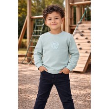 GMG Collection Baby Erkek Çocuk Baskılı Bisiklet Yaka Çocuk Sweatshirt