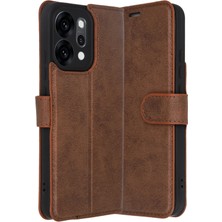 Pileli Store  Oppo Reno 14 Trend S Plus Kapaklı Kılıf - Taba