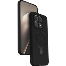 Pileli Store  Xiaomi Mi 15T Regal Magsafe Standlı Kapak - Siyah