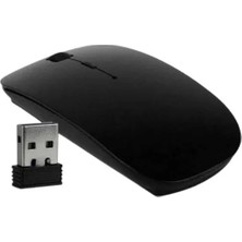 Pileli Store Siyah Wireless Kablosuz Sessiz Mouse Bluetooth Bağlantılı