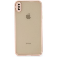 Pileli Store  iPhone Xs Max Kılıf Montreal Silikon Kapak - Pembe