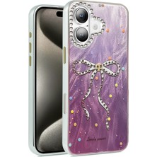 Pileli Store  iPhone 16 Plus Kılıf Blade Aynalı Desenli Kapak - Desen 1